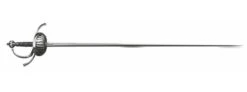 Cold Steel Ribbed Shell Swept Hilt Rapier