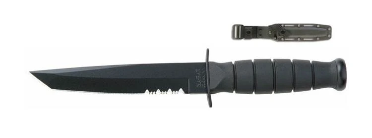 Tanto Short Serrated W/Kydex
