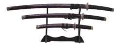 Burgundy Katana Set