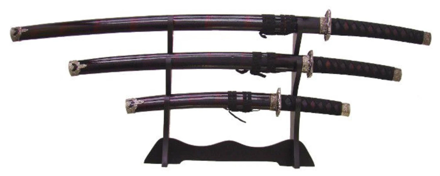 Burgundy Katana Set - Image 3