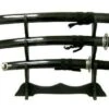 Black Japanese Sword Set