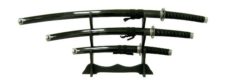 Black Japanese Sword Set
