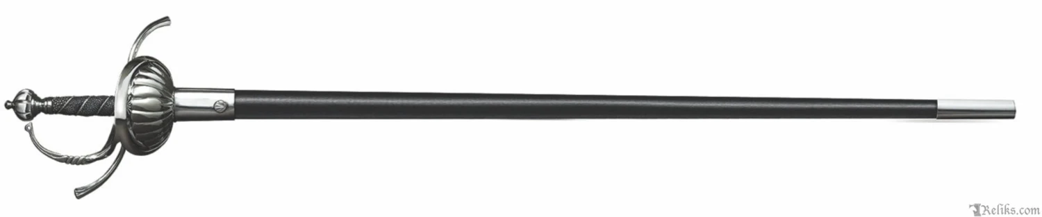 Cold Steel Ribbed Shell Swept Hilt Rapier - Image 11
