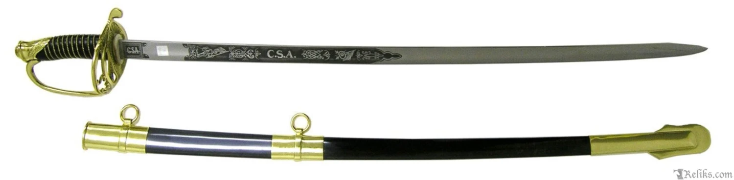 Confederate Cavalry Officer Saber - Image 4
