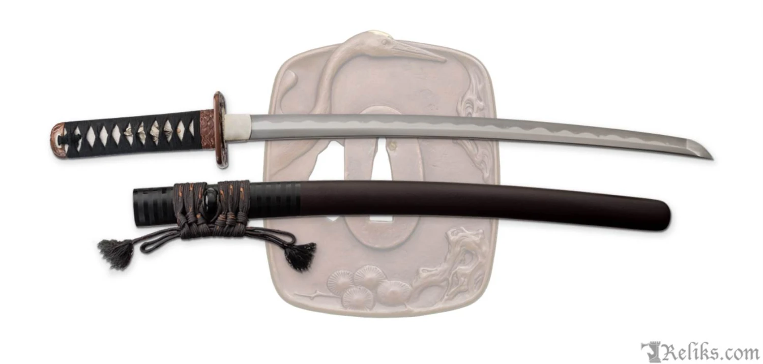 Pine Crane Wakizashi - Image 3