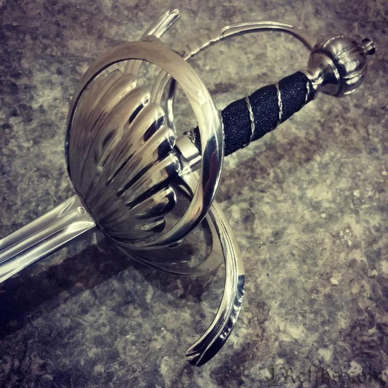 Cold Steel Ribbed Shell Swept Hilt Rapier - Image 10