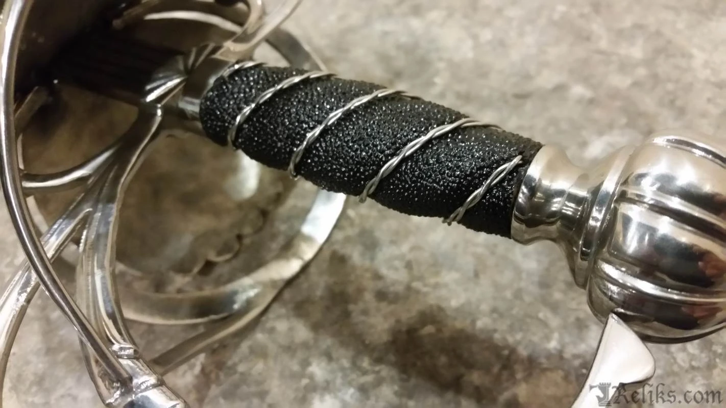 Cold Steel Ribbed Shell Swept Hilt Rapier - Image 4